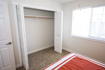 Ample closet space
